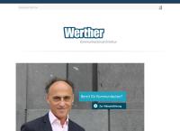 Website von WERTHER Marketing- und Kommunikationsberatung e.U.