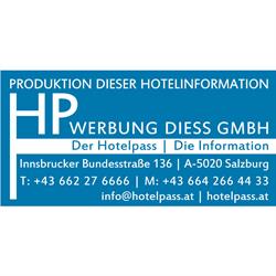 HP Werbung - Manfred Diess GmbH | Hotelinformationen | Hotelbroschüre |  Hotel Flyer