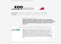 Website von xoo design gmbh