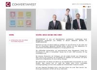 Website von Convertinvest Financial Services GmbH