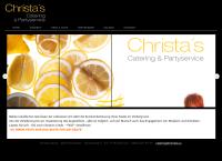 Website von Christa's Catering & Partyservice