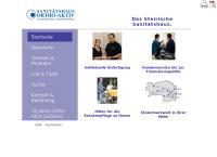 Website von Ortho-Aktiv Orthopädiehandels