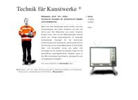 Website von Sandri Thomas - Technik Für Kunstwerke