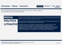 Website von Schneider Minar Jenewein Consulting GmbH
