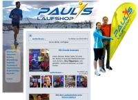 Website von Paulis Laufschop - Herbert Bauer