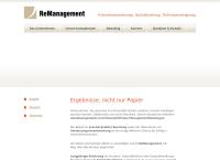 Website von Remanagement e.U.
