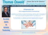 Website von Thomas Oswald Finanzberatungsgesell- Schaft M.b.h.