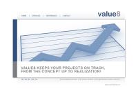 Website von value8 GmbH