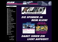 Website von Klein Autoteile