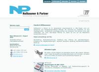 Website von Nußbaumer & Partner Wirtschaftsprüfungs- U Steuerberatungsgesellschaft