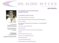 Website von Dr. Alina Roda Weiß