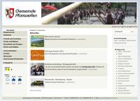 Website von Gemeinde Pfarrwerfen Immobilien KEG