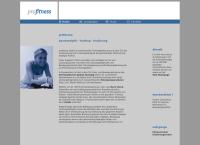 Website von Profitness - Dr Scheuer KEG