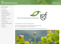 Website von Institut Für Gewaltforschung & Prävention GmbH