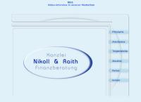 Website von KANZLEI NIKOLL & RAITH LTD. & Co KEG