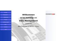 Website von Data Management Rechenzentrum