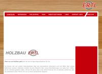 Website von Ertl Markus Holzbau Erdbau