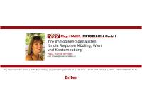 Website von Mag. Maier Immobilien GmbH
