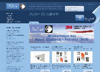 Website von Adler glastech GmbH