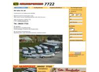 Website von Haunsperger Manfred Taxi u. Busunternehmen