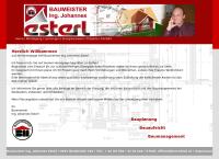 Website von Ing. Johannes Esterl - Baumeister Ing. Johannes Esterl
