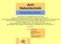 Website von Markus Arzl - Arzl Datentechnik