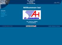 Website von Ing. Andreas Huber - Itc Huber - Ing. Andreas Huber, IT-Consulting
