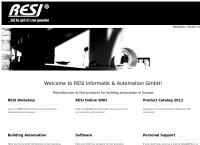 Website von RESI Informatik & Automation GmbH