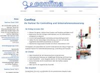 Website von Confina e.U. - Confina - Externes Controlling