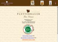 Website von PLETTERBAUER - Fine Vienna
