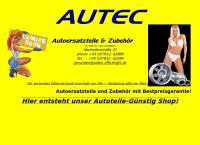 Website von Autec Autoersatzteile Gerald Gratzer