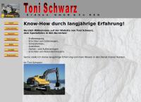 Website von Toni Schwarz Erdbau GmbH & Co KG