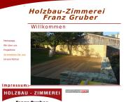 Website von Holzbau und Zimmerei - Franz Gruber