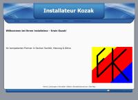 Website von Erwin Kozak Installationen