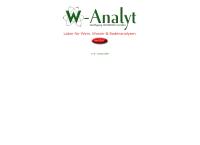 Website von W-Analyt Wolfgang Heinrich GmbH