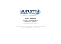 Website von AUROMA Management & Consulting GmbH