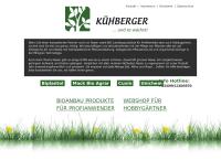 Website von Kühberger Handelsagentur GmbH