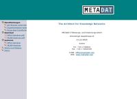 Website von Metadat IT Beratungs- & Entwicklungs GmbH