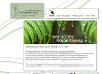 Website von Praxis für Körpertherapie Markus Ofner