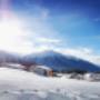 Winterausblick - Schipiste direkt vor dem Haus - Übungslift - Hotel Olympia Tirol - Mösern/Seefeld Winterausblick - Schipiste direkt vor dem Haus - Übungslift - Hotel Olympia Tirol - Mösern/Seefeld