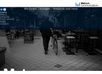 Website von METRUM Communications GmbH