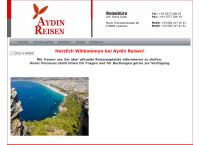 Website von Aydin Reisen Inh. Aydin Sema