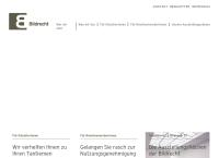 Website von Vbk Verwertungsgesellschaft Bildende Kunst, Fotografie U. Choreografie GmbH