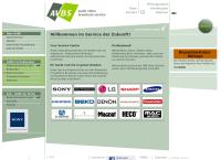 Website von AVMS Audio Video Media Service GmbH