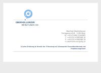 Website von Oberhollenzer Beratungs KG
