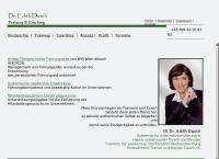 Website von Dr. Edith Dusch, Training & Coaching e.U.
