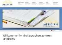 Website von Sprachschule Meridian