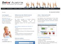 Website von Zelos GmbH Hq Office Dornbirn
