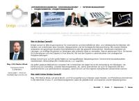 Website von Bridge Consult e. U.