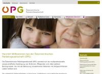 Website von OPG - Österreichische Palliativgesellschaft